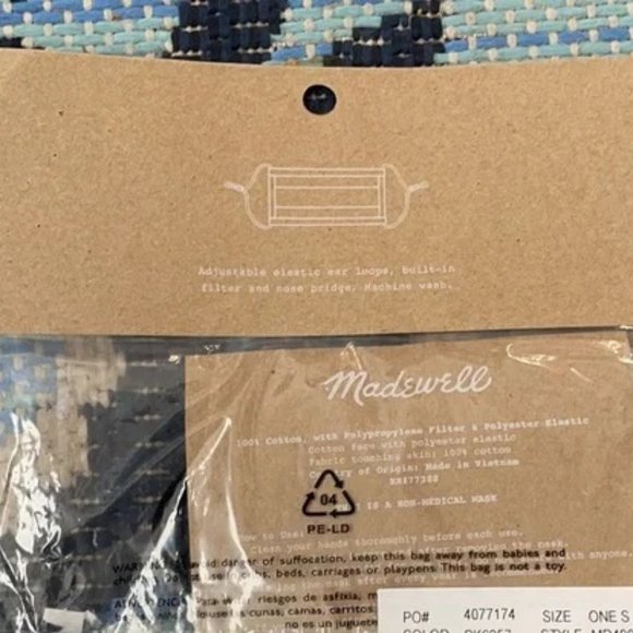 Madewell Pack of 3 Face Masks - Picture 3 of 16